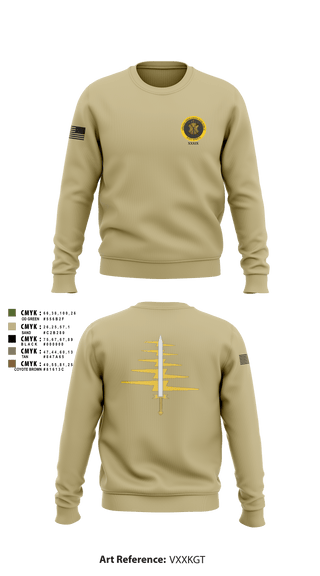 Crew Neck Sweatshirt, , Army, Teamtime, Team time, sublimation, custom sports apparel, team uniforms, spirit wear, spiritwear, sports uniforms, custom shirts, team store, custom team store, fundraiser sports, apparel fundraiser