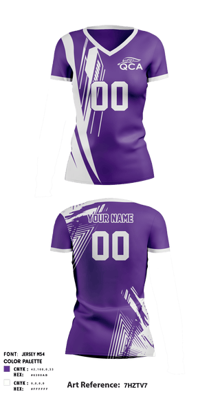 Women's Short Sleeve Vneck Shirt, QCA, Women's Volleyball, Teamtime, Team time, sublimation, custom sports apparel, team uniforms, spirit wear, spiritwear, sports uniforms, custom shirts, team store, custom team store, fundraiser sports, apparel fundraiser