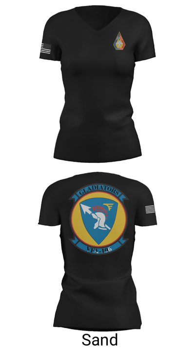 VF-106 60512083 Women's Short Sleeve V-neck Shirt - 24