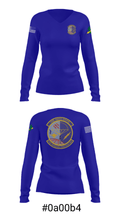 23rd STS 76880595 Women's Long Sleeve V-neck Shirt - 34