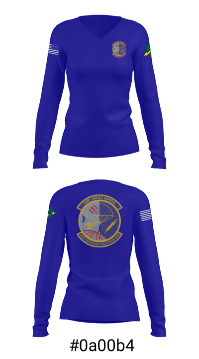 23rd STS 76880595 Women's Long Sleeve V-neck Shirt - 34