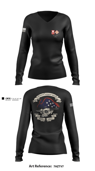 Women's Long Sleeve Vneck Shirt, , Army, Teamtime, Team time, sublimation, custom sports apparel, team uniforms, spirit wear, spiritwear, sports uniforms, custom shirts, team store, custom team store, fundraiser sports, apparel fundraiser