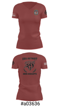 USS Detroit 43379409 Women's Short Sleeve V-neck Shirt - 19
