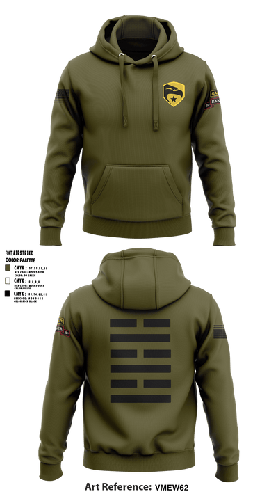 3rd Bn 75th Ranger Regiment 46355204 Hoodie - 1