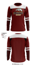 Menomonie High School Ice hockey 95189103 Long Sleeve Performance Shirt - 5