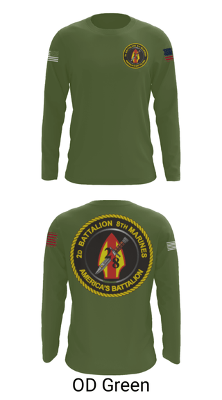 Long Sleeve Performance Shirt, , Marines, Teamtime, Team time, sublimation, custom sports apparel, team uniforms, spirit wear, spiritwear, sports uniforms, custom shirts, team store, custom team store, fundraiser sports, apparel fundraiser