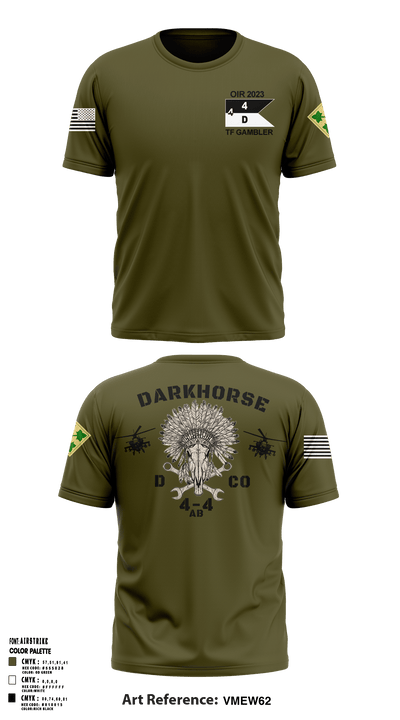 4-4 AB DARKHORSE 89728226 Short Sleeve Performance Shirt - 10