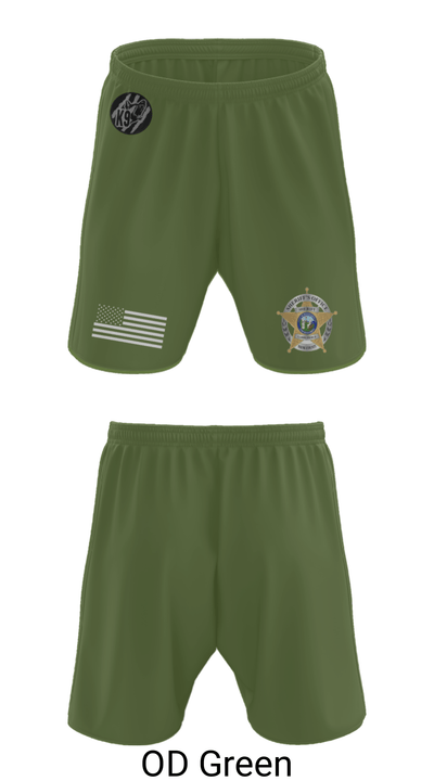 Wayne County K9 Team 22596021 Athletic Shorts With Pockets - 29