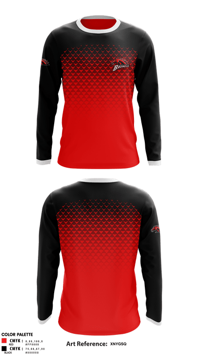 Union Grove High School Cheer 8056600 Long Sleeve Performance Shirt - 1