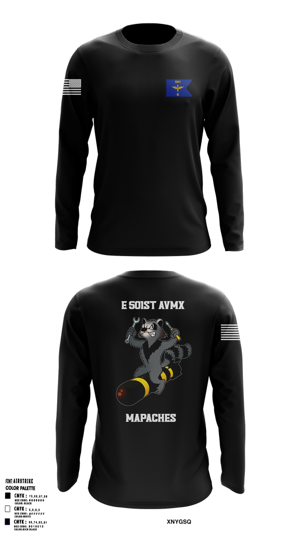 Long Sleeve Performance Shirt, E 501st 1 AD, CAB AVMX, Army, Teamtime, Team time, sublimation, custom sports apparel, team uniforms, spirit wear, spiritwear, sports uniforms, custom shirts, team store, custom team store, fundraiser sports, apparel fundraiser