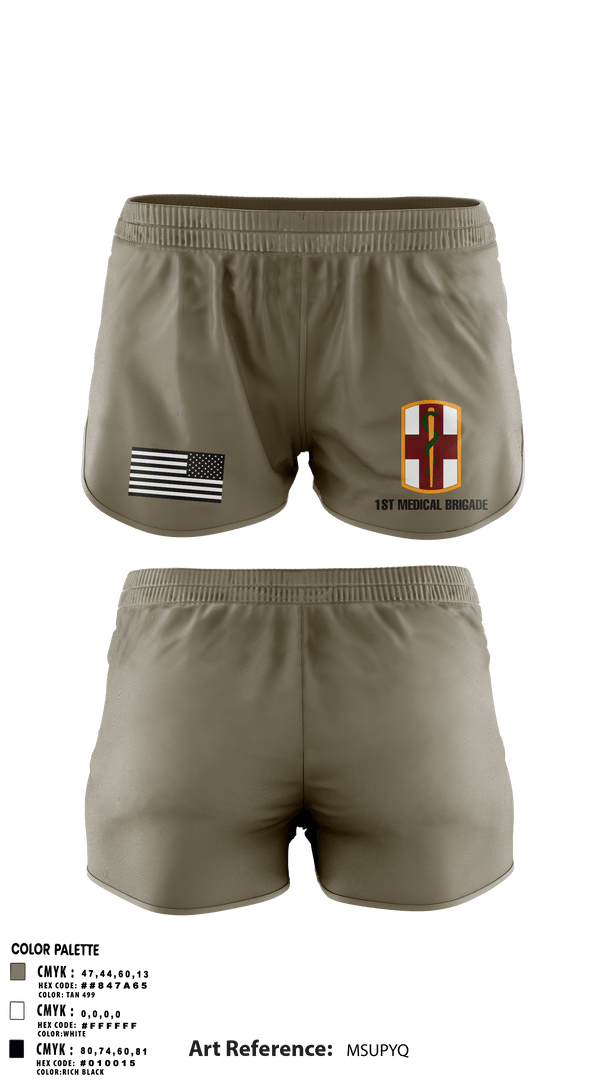 Ranger Panties, 1st Medical Brigade, , Teamtime, Team time, sublimation, custom sports apparel, team uniforms, spirit wear, spiritwear, sports uniforms, custom shirts, team store, custom team store, fundraiser sports, apparel fundraiser