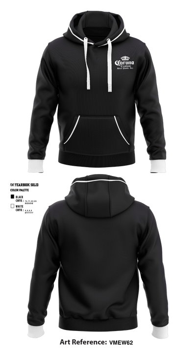 CORONA CUSTOM STEEL POOLS 15115975 Hoodie - 1