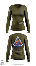 American Ambulance Rescue 49557589 Women's Long Sleeve V-neck Shirt - 4