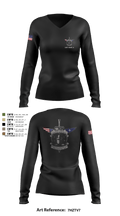 Task Force Desert Knights 21823291 Women's Long Sleeve V-neck Shirt - 52