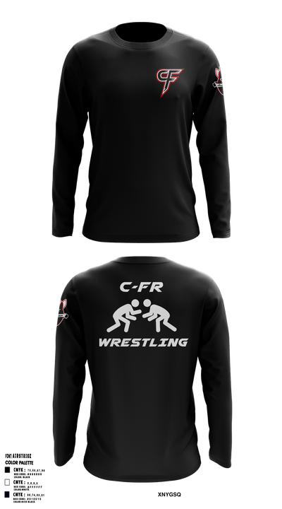 Bombers Wrestling 15925781 Long Sleeve Performance Shirt - 1