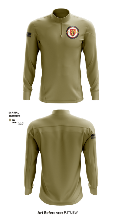 USAG Fort Sill 33635328 Quarter Zip Jacket - 6