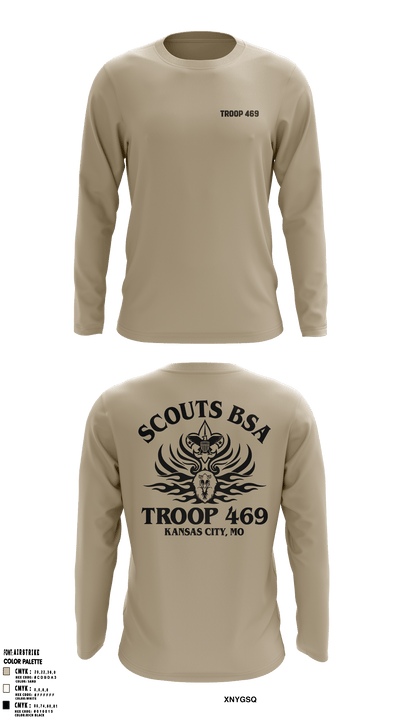 Troop 469 41351414 Long Sleeve Performance Shirt - 2
