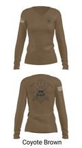 HING CERFP 61368165 Women's Long Sleeve V-neck Shirt - 37