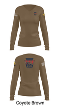 Nittany Lion Battalion 19698812 Women's Long Sleeve V-neck Shirt - 38