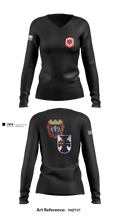 390th EN CO 36612862 Women's Long Sleeve V-neck Shirt - 1