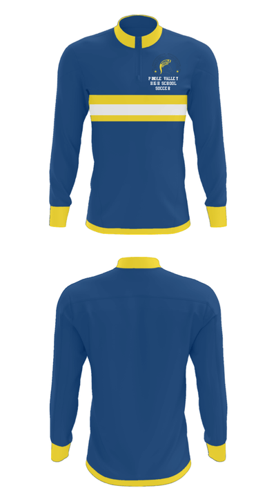 Pinole Valley High School Soccer 69380357 Quarter Zip Jacket - 17
