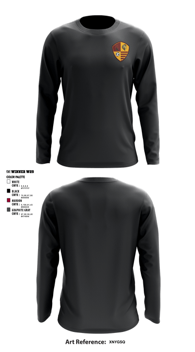 Shadow Ridge High School Soccer 91424310 Long Sleeve Performance Shirt - 8