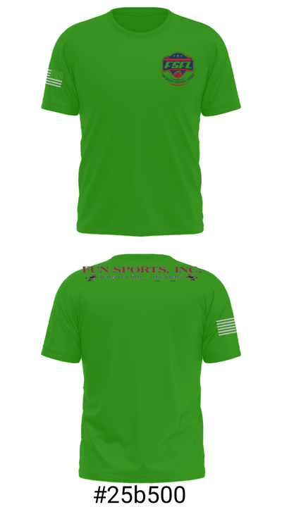 Fun Sports 14998768 Short Sleeve Performance Shirt - 19