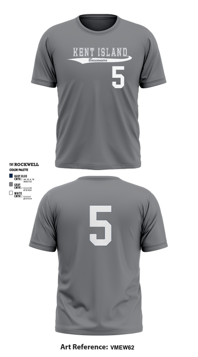 Kent Island Youth Softball 28747832 Short Sleeve Performance Shirt - 9