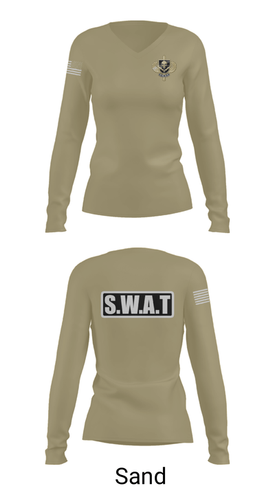 Delta 4 95824686 Women's Long Sleeve V-neck Shirt - 42
