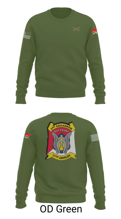 Alpha Troop 2-17 71338427 Crew Neck Sweatshirt - 10