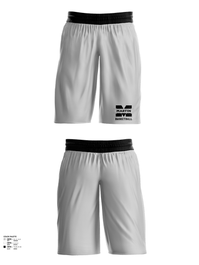 Martin County High School Women's Basketball 72378033 Womens Basketball Shorts - 1