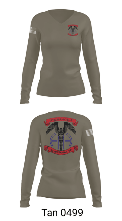 Archangels 31652998 Women's Long Sleeve V-neck Shirt - 41