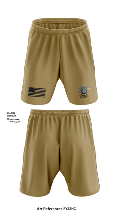 Eastern Shawnee Tribal Police 73684193 Athletic Shorts With Pockets - 3 (1)