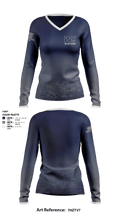 Willow Canyon High School Dance 20282945 Women's Long Sleeve V-neck Shirt - 1