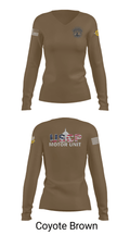 USCP Motor Unit 10127090 Women's Long Sleeve V-neck Shirt - 15
