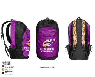 Gear Bag, Union County High School Wrestling, Wrestling, Teamtime, Team time, sublimation, custom sports apparel, team uniforms, spirit wear, spiritwear, sports uniforms, custom shirts, team store, custom team store, fundraiser sports, apparel fundraiser