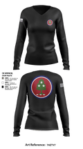30th Troop Command 1256975 Women's Long Sleeve V-neck Shirt - 3