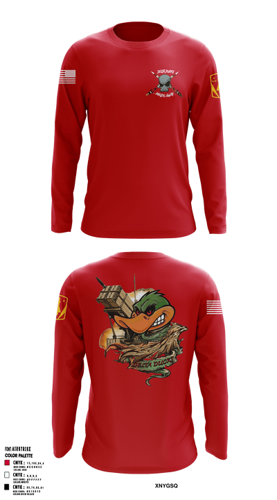 D 4-3 ADA 71951735 Long Sleeve Performance Shirt - 50