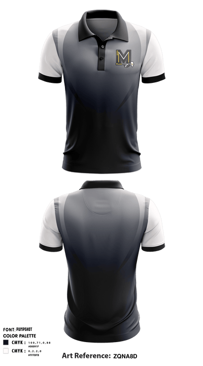 Braves 71117242 Short Sleeve Performance Polo - 1