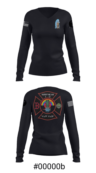 Women's Long Sleeve Vneck Shirt, , Police, Teamtime, Team time, sublimation, custom sports apparel, team uniforms, spirit wear, spiritwear, sports uniforms, custom shirts, team store, custom team store, fundraiser sports, apparel fundraiser