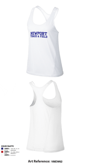 Women's Track Singlet, Newport High School Track & Field, Track & Field, Teamtime, Team time, sublimation, custom sports apparel, team uniforms, spirit wear, spiritwear, sports uniforms, custom shirts, team store, custom team store, fundraiser sports, apparel fundraiser