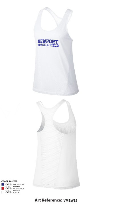 Newport High School Track & Field 49757231 Women's Track Singlet - 3