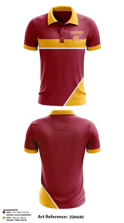 Salpointe Catholic High School Dance 53283278 Short Sleeve Performance Polo - 1