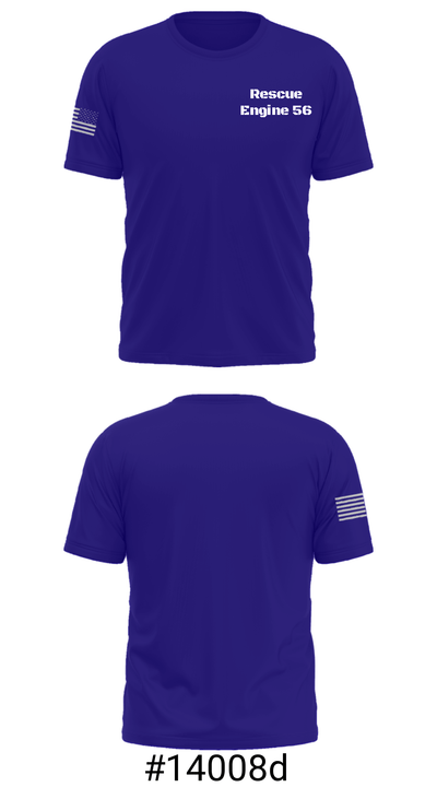 Rescue Engine 56 55555737 Short Sleeve Performance Shirt - 31