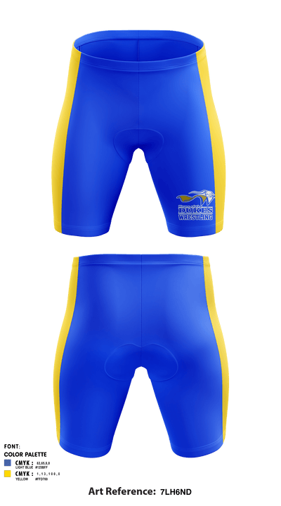 Windsor High School Wrestling 19784637 Men's Compression Shorts - 1