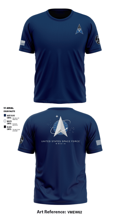 Space Delta 6 88336787 Short Sleeve Performance Shirt - 2