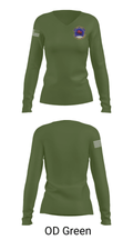11 civil engineer squadron 43900082 Women's Long Sleeve V-neck Shirt - 40