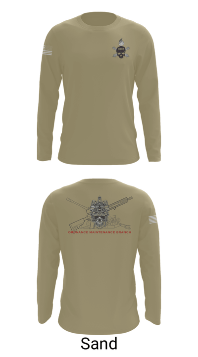 Ordnance Maintenance Branch 26240999 Long Sleeve Performance Shirt - 43