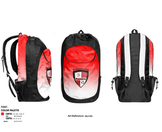 Gear Bag, Bellefonte Area High School Soccer, Women's Soccer, Teamtime, Team time, sublimation, custom sports apparel, team uniforms, spirit wear, spiritwear, sports uniforms, custom shirts, team store, custom team store, fundraiser sports, apparel fundraiser