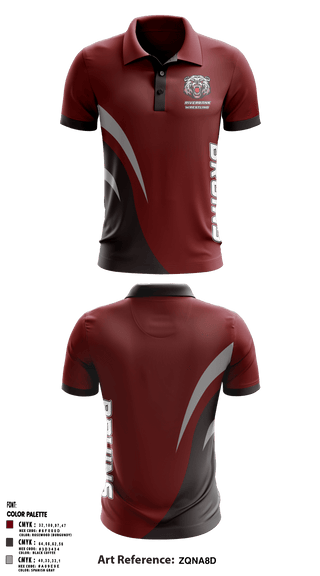 Short Sleeve Performance Polo, BRUINS, Wrestling, Teamtime, Team time, sublimation, custom sports apparel, team uniforms, spirit wear, spiritwear, sports uniforms, custom shirts, team store, custom team store, fundraiser sports, apparel fundraiser